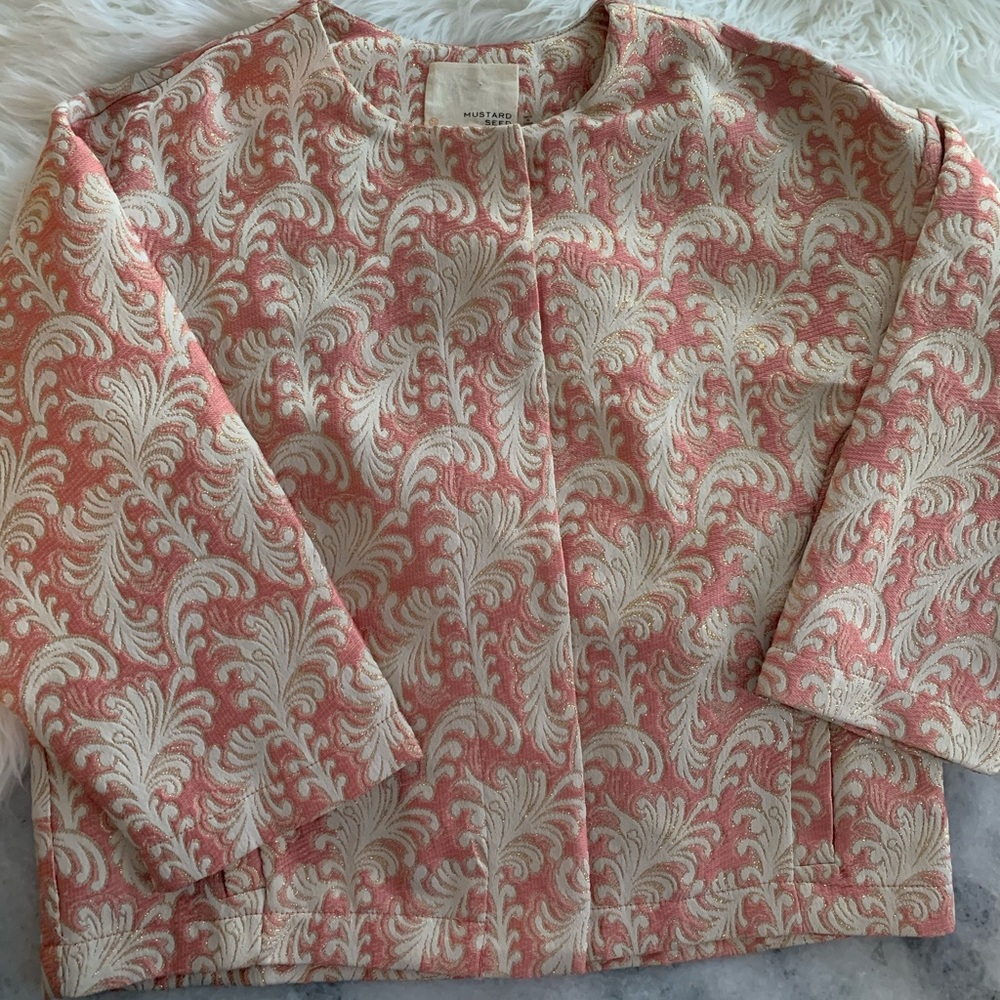 👑Jacquard cropped jacket